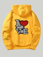Red Love Heart Hoodie