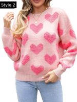 Valentines Day Multi-Color Heart Sweater