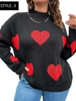 Valentines Day Multi-Color Heart Sweater