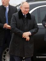 Vladimir Putin Black Mid-Length Coat