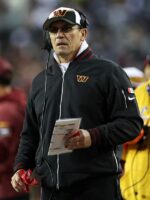 Washington Commanders Ron Rivera Black Bomber Jacket