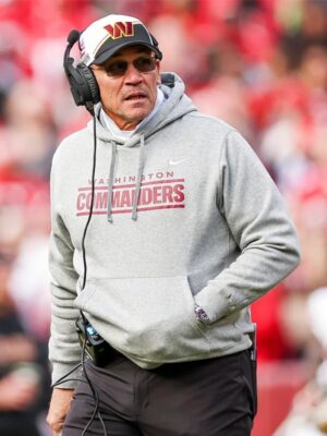 Washington Commanders Ron Rivera Grey Hoodie