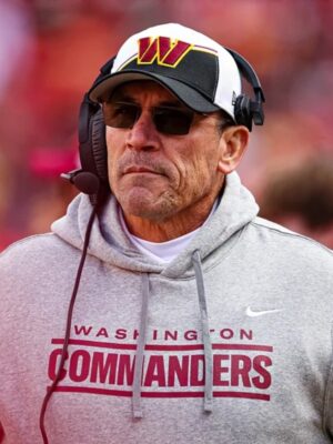 Washington Commanders Ron Rivera Grey Hoodie