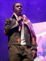A Boogie Wit Da Hoodie Alone World Tour Brown Jacket