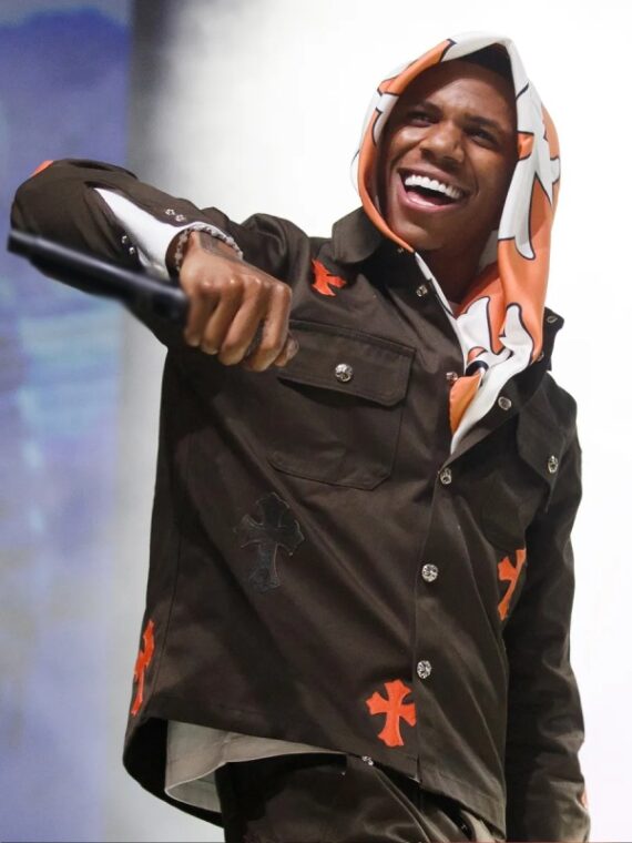 A Boogie Wit Da Hoodie Alone World Tour Brown Jacket