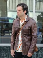 A Different Man 2024 Sebastian Stan Leather Jacket