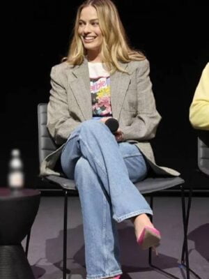 Margot Robbie Oscars Snub Blazer Jacket
