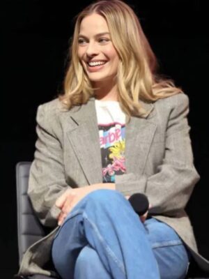 Margot Robbie Oscars Snub Blazer Jacket