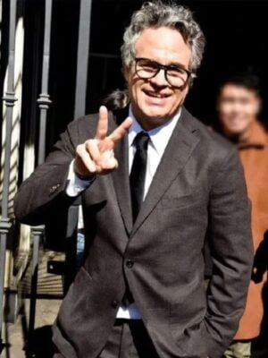 Mark Ruffalo Walk of Fame Star Ceremony Suit
