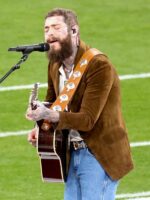 Super Bowl LVIII Post Malone Brown Blazer