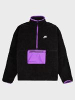 Travis Kelce Black Sherpa Fleece Jacket