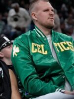 Kristaps Porzingis Boston Celtics Bomber Jacket