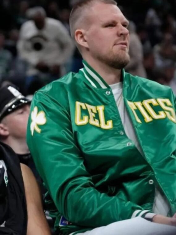 Kristaps Porzingis Boston Celtics Bomber Jacket