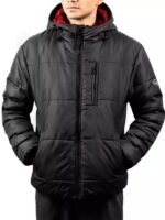 Colby Men's Black Hooded Puffer Jacket