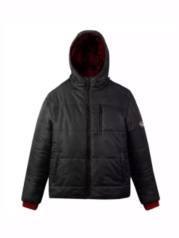 Colby Men's Black Hooded Puffer Jacket