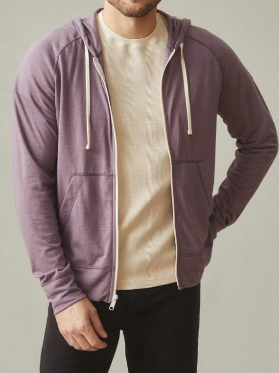 Black Plum Lightweight Hoodie