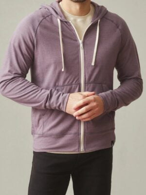 Black Plum Lightweight Hoodie