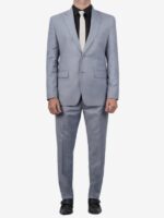 Mens Grey Two Piece Suit