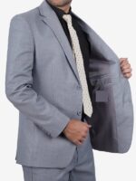 Mens Grey Two Piece Suit
