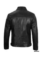 Vintage Black Mens Leather Jacket