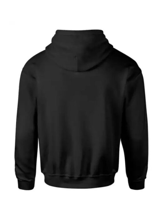 Plain Black Unisex Hoodie
