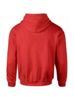 Red Plain Pullover Hoodie