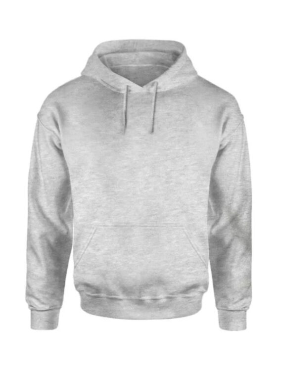 Unisex Heather Grey Pullover Hoodie