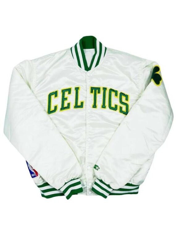 90’s Boston Celtics White Jacket