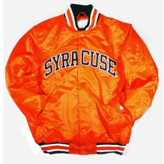 90s Syracuse Blue Bomber Jacket