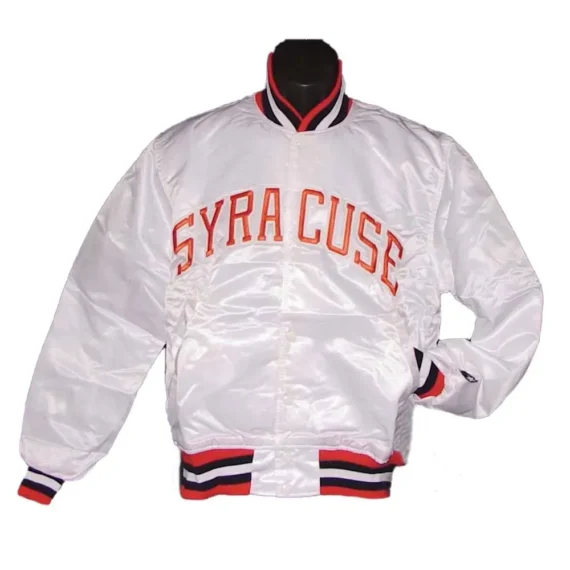 90s Syracuse Blue Bomber Jacket
