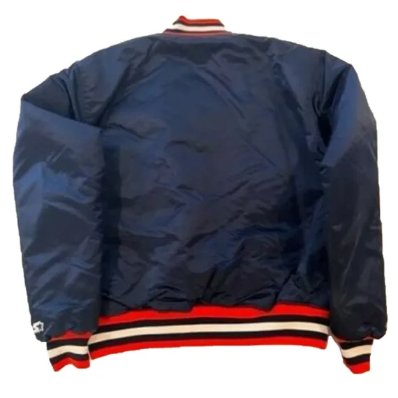 90s Syracuse Blue Bomber Jacket