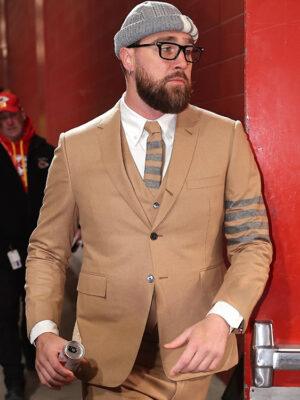 Travis Kelce AFC Championship Suit