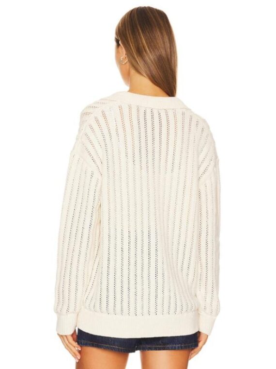 When The Phone Rings 2025 Chae Soo-Bin White Knit Cardigan
