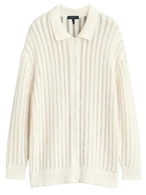 When The Phone Rings 2025 Chae Soo-Bin White Knit Cardigan