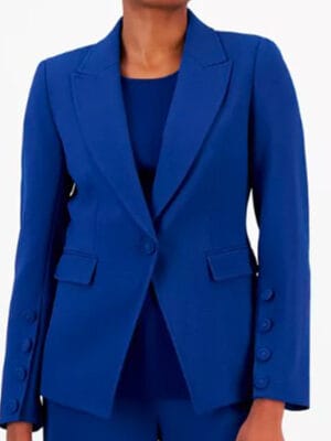 Olympia Lawrence TV Series Matlock 2025 Blazer Blue