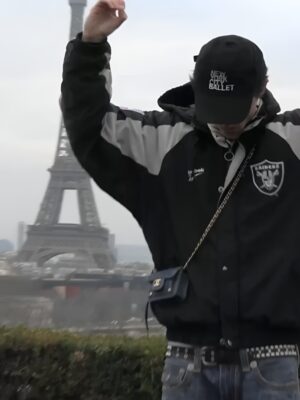 Paris Timothée Chalamet NFL Raiders Hooded Jacket