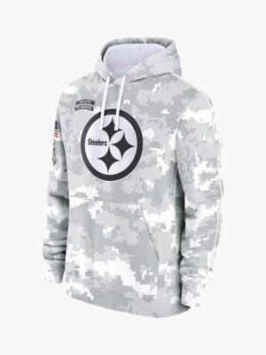 Pittsburgh Steelers Arctic Camo Salute to Service Hoodie