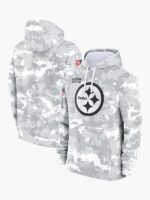 Pittsburgh Steelers Arctic Camo Salute to Service Hoodie