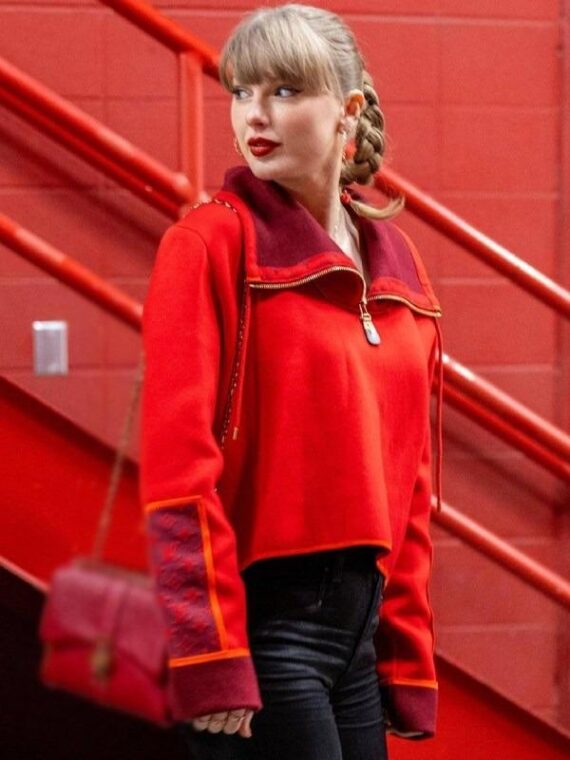 Taylor Swift Chiefs vs Raiders Red Sweater