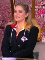 The View Sara Haines Black Double Breasted Blazer