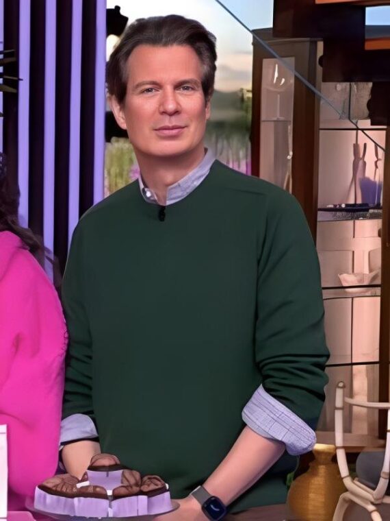 The View Show Adam Glassman Green Sweater