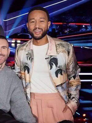 The Voice Season 27 John Legend Printed Jacket