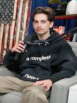 Timothee Chalamet A Complete Unknown Hoodie