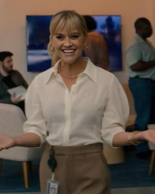 You’re Cordially Invited Reese Witherspoon White Shirt