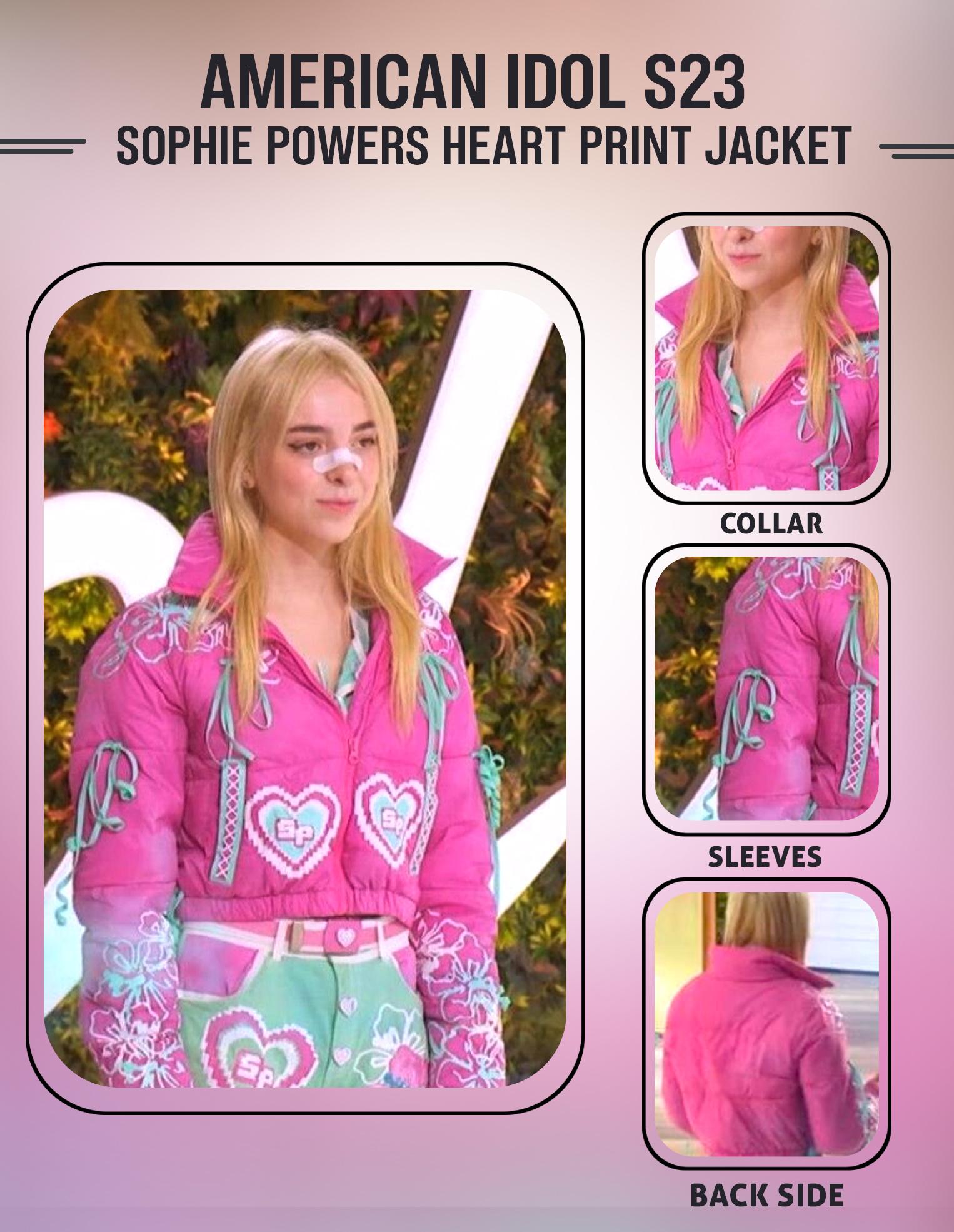 American Idol S23 Sophie Powers Heart Jacket