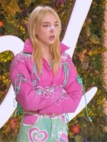 American Idol S23 Sophie Powers Heart Print Jacket