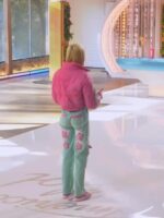 American Idol S23 Sophie Powers Heart Print Jacket