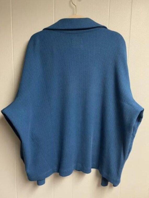 Dope Thief 2025 Brian Tyree Henry Blue Ribbed Cardigan