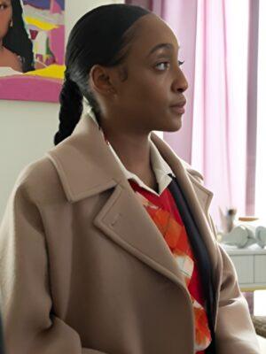 Will Trent S03 Iantha Richardson Brown Short Coat