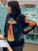 GBBO S15 Noel Fielding Sweater Tony Albert Alien Jumper